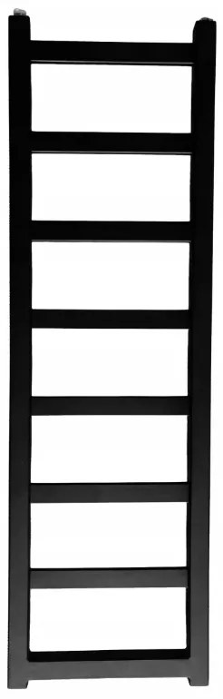 Regnis DEX, vykurovacie teleso 300x730mm so stredovým pripojením 50mm, 360W, čierna matná, DEX73/30/D5/BLACK