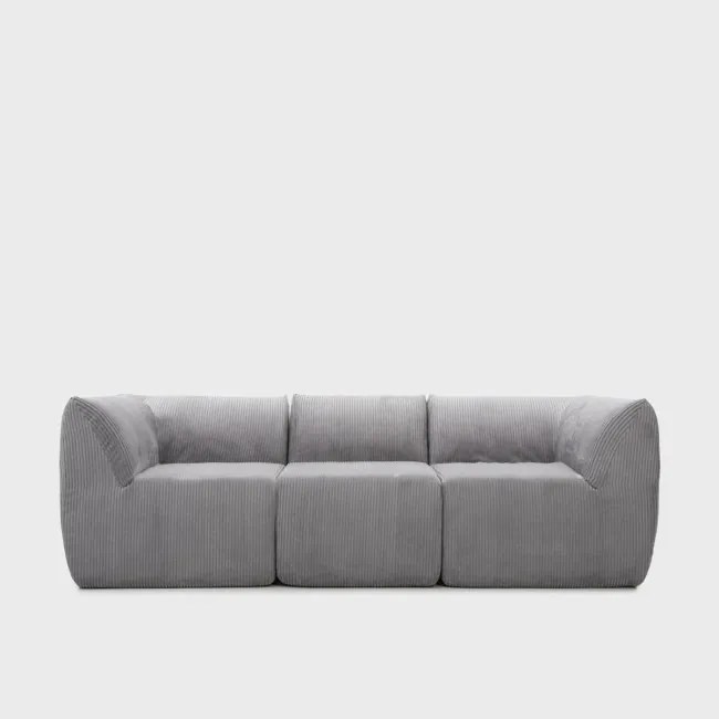 Trojmiestna sedačka SVELA sivá 746772