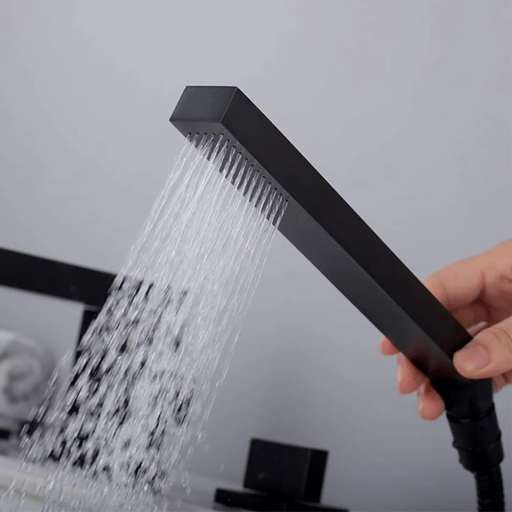 Rea Glen - vaňová batéria 3-otvorová, čierna, REA-B6630