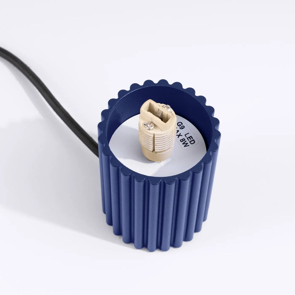 Stolná lampa Halo, 1x biele sklenené tienidlo, bl