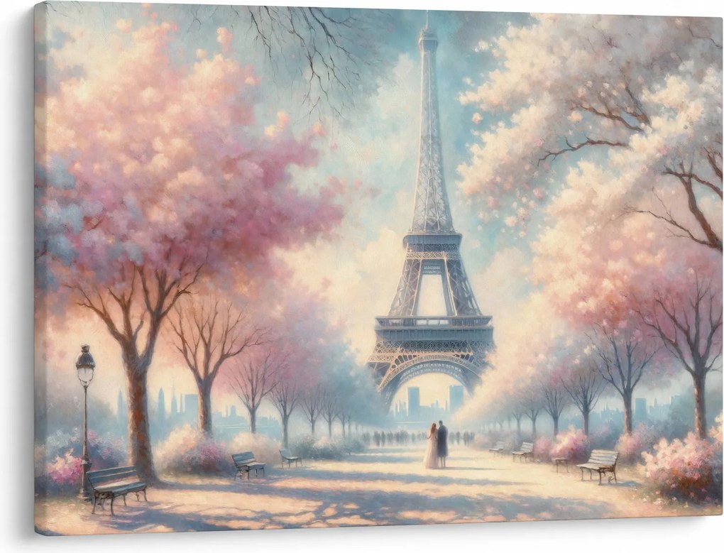 Obraz – Jar v Paríži (70x50 cm)