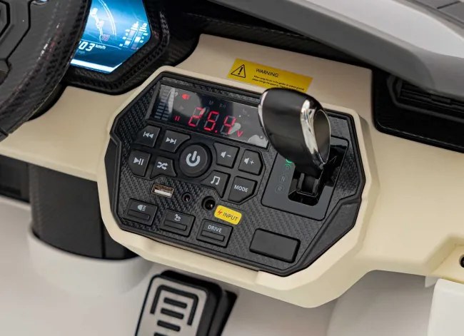 Elektrické autíčko Lamborghini SIAN biele