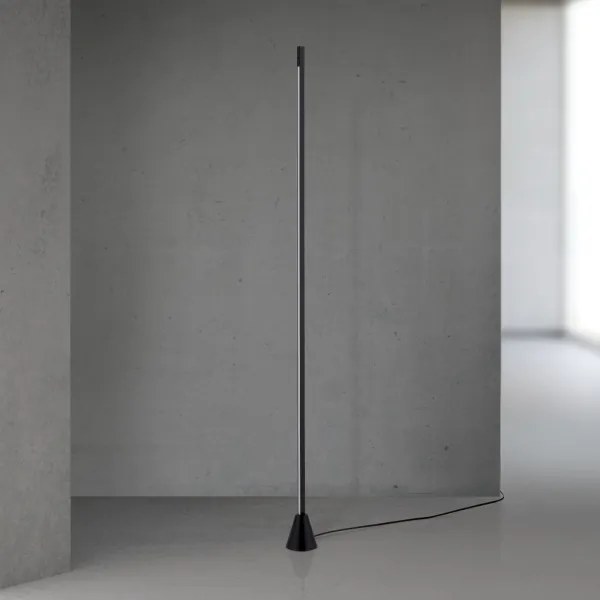 Orion- LED stmievateľná stojacia lampa s pohybovým senzorom SOJIE LED/26W/230V čierna