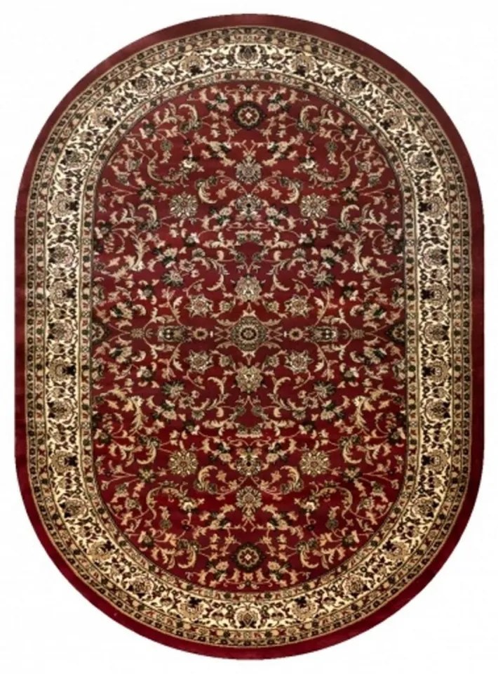 Kusový koberec Royal bordo ovál 200x290cm