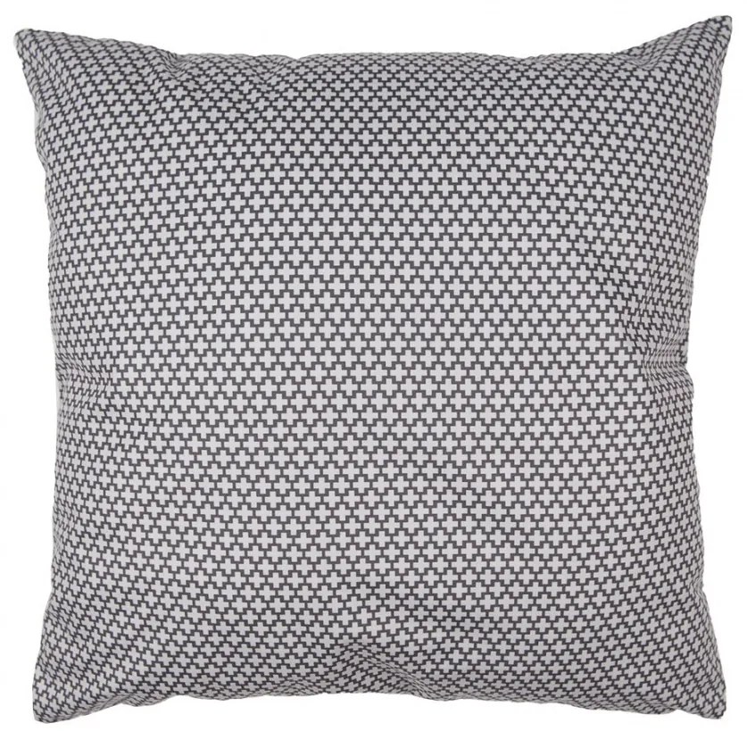 Bielo-sivá obliečka na vankúš s jeleňom White&Grey Deer - 45*45 cm
