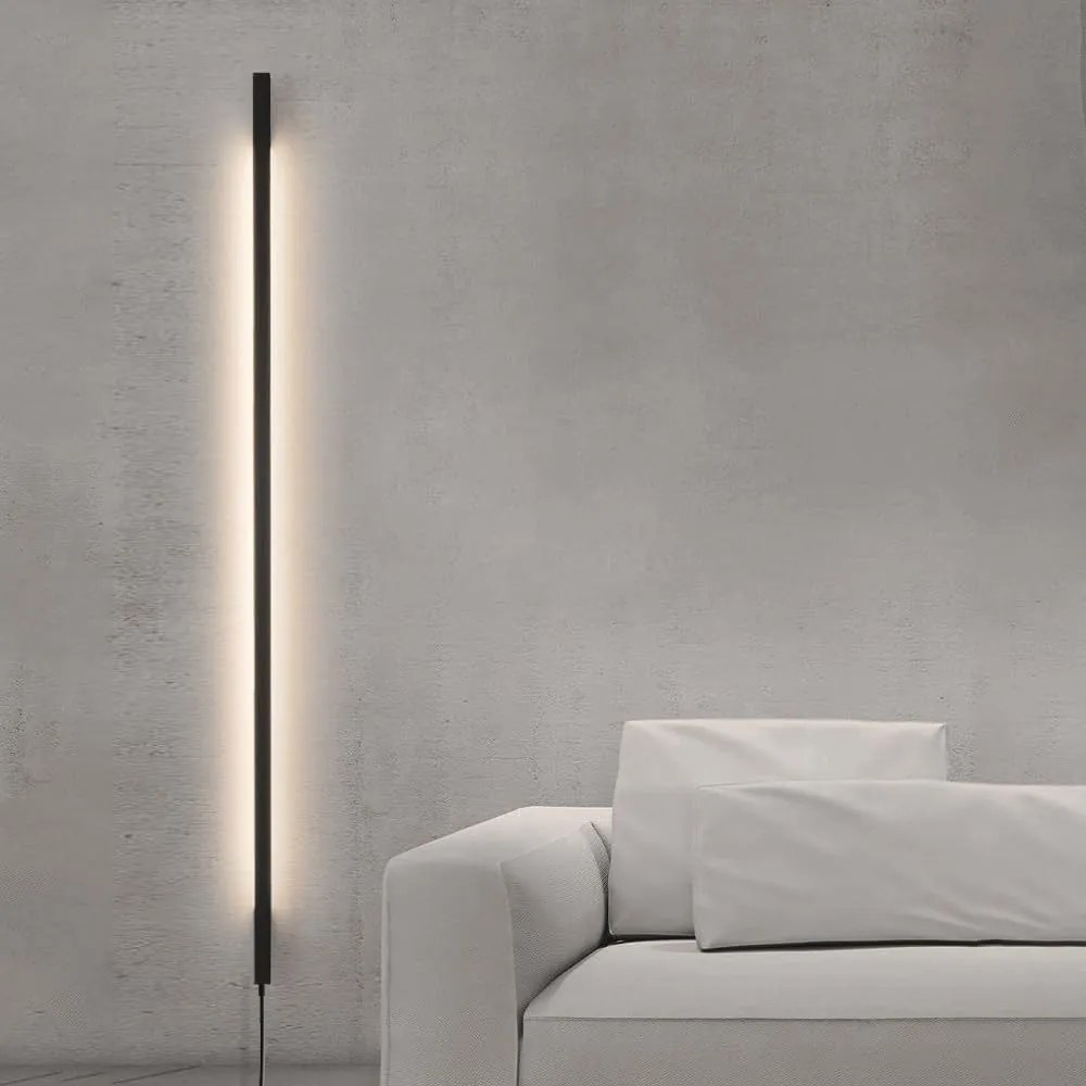 Toolight Toolight, LED nástenné svietidlo 100cm, 15W, 3000K, LHJ064-W, čierna matná, OSW-60033
