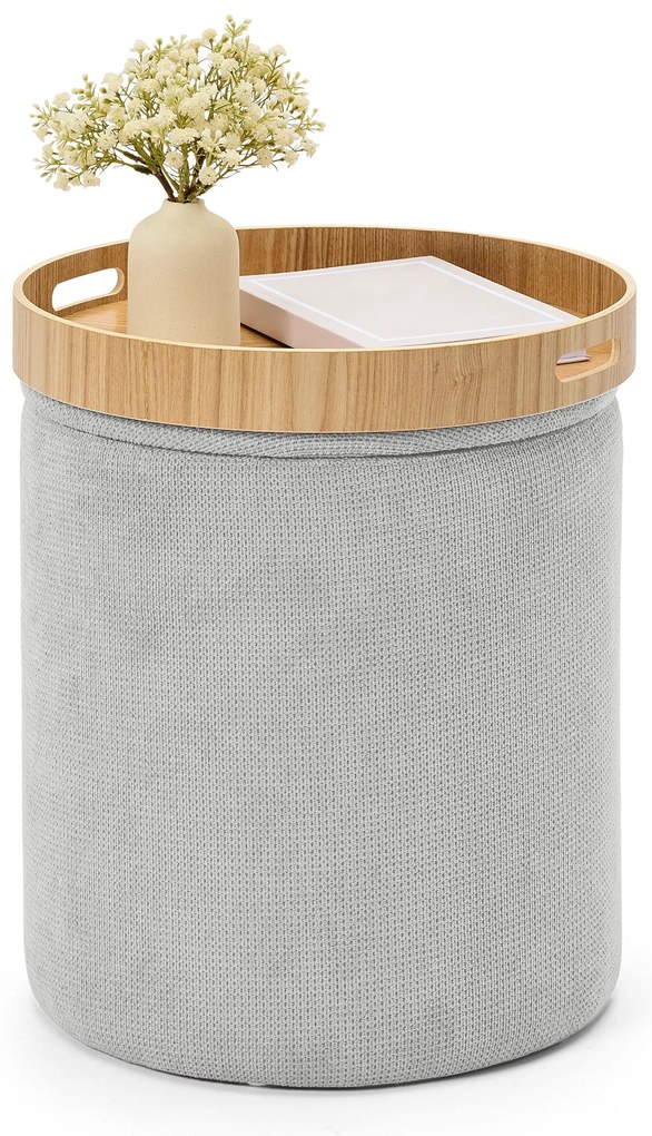 Odkladací stolík s podnosom a možnosťou sedenia