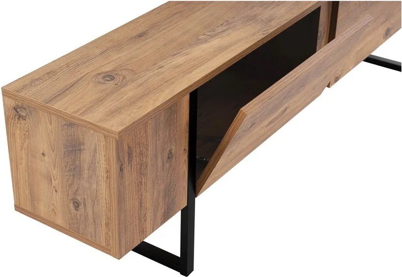 TV stolík v dekore borovice v prírodnej farbe 180x50x29,5 cm Serenity – Kalune Design