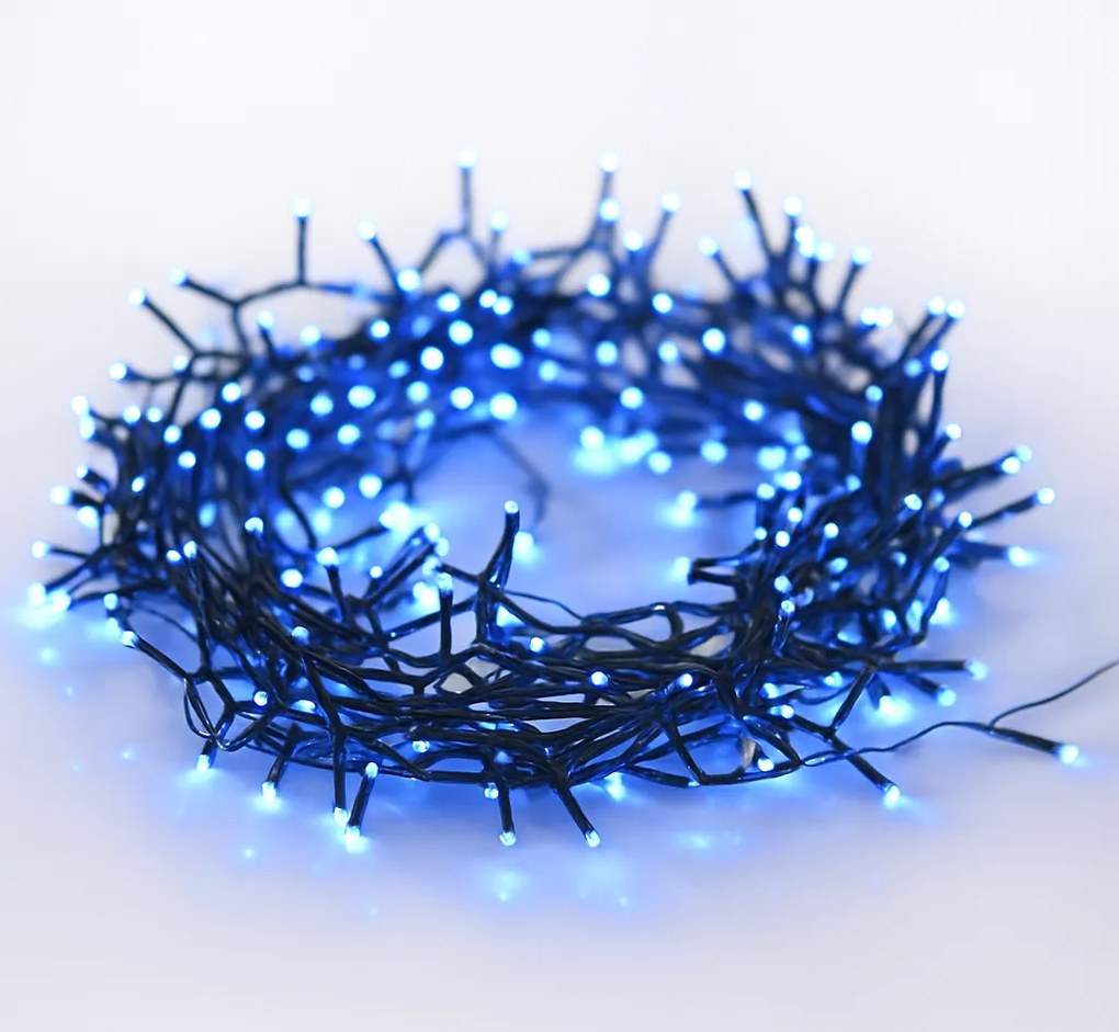Vianočné svetielka vnútorné modré 300 LED