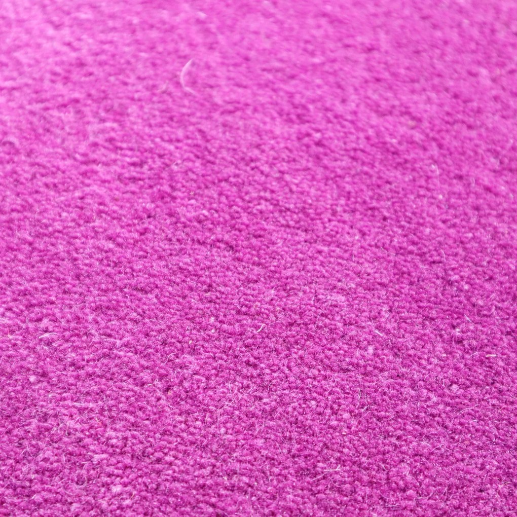 Asra, Ručne všívaný kusový koberec Asra wool lila, 80x150, ružová, obývacia izba