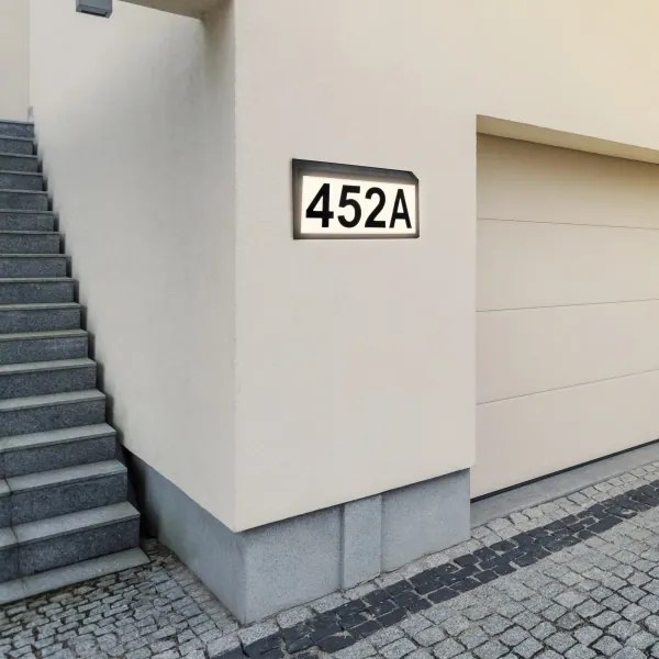 Briloner 3797015 - LED solárne domové číslo LED/0,5W/1,2 IP44