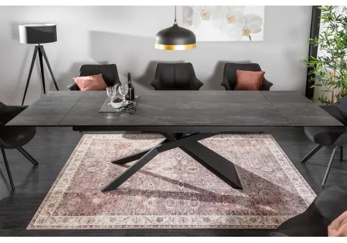 Rozkladací jedálenský stôl 40170 180/220/260 x 90cm Lava Look Ceramik  - Komfort-nábytok