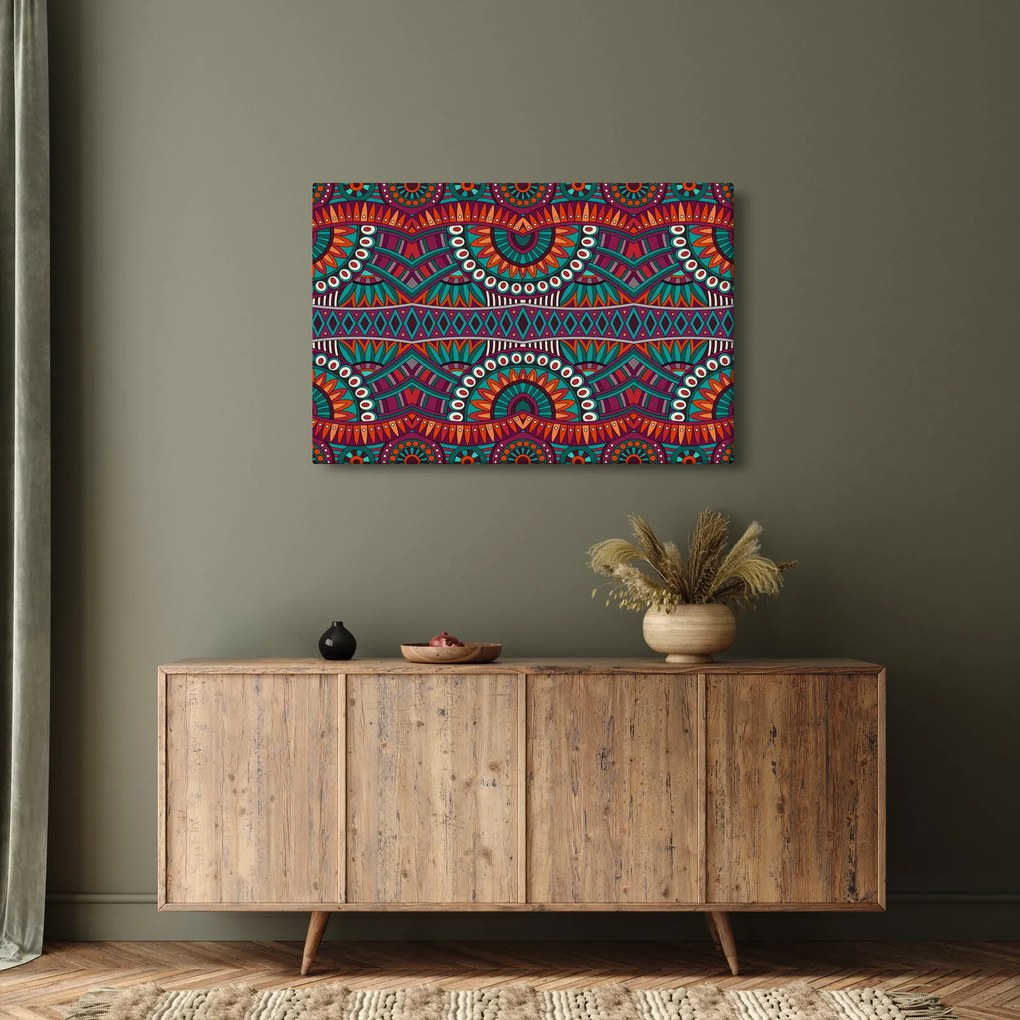 Obraz ornamentálne abstrakcie (90x60 cm)