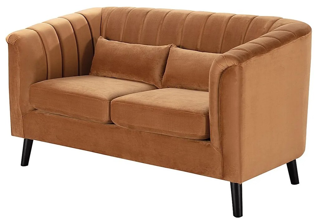 Pohovka Meriva Velvet caramel pre 2 osoby