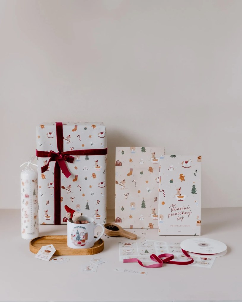 Bella Rose Adventná sviečka Vánoční myšky