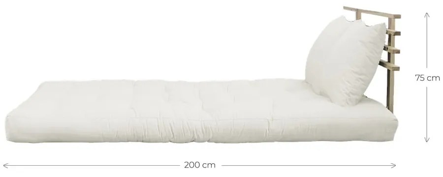 Variabilná pohovka Karup Design Shin Sano Natural Clear/Dark Grey