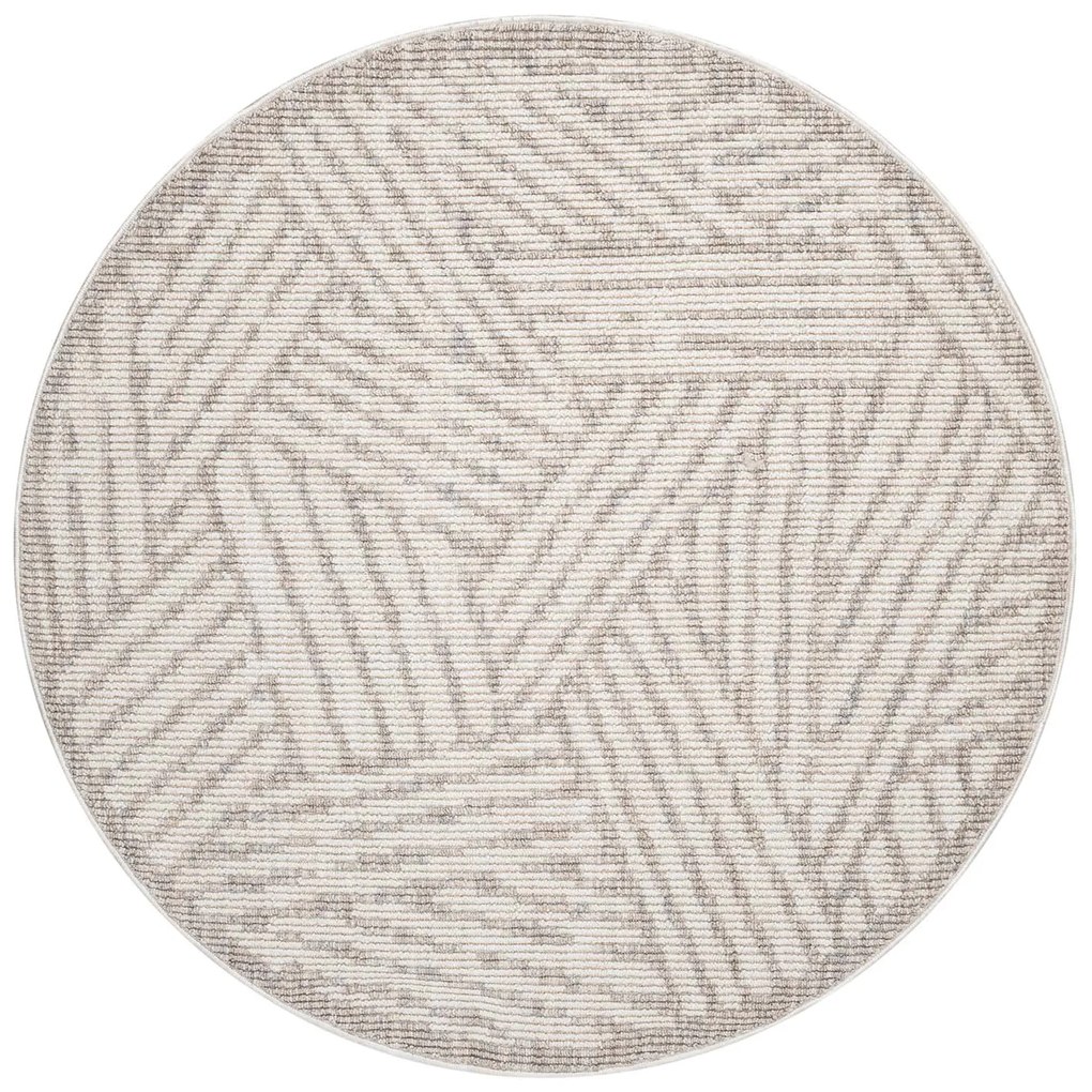 Dekorstudio Vintage okrúhly koberec CLASICO 9161 - béžový Priemer koberca: 160cm