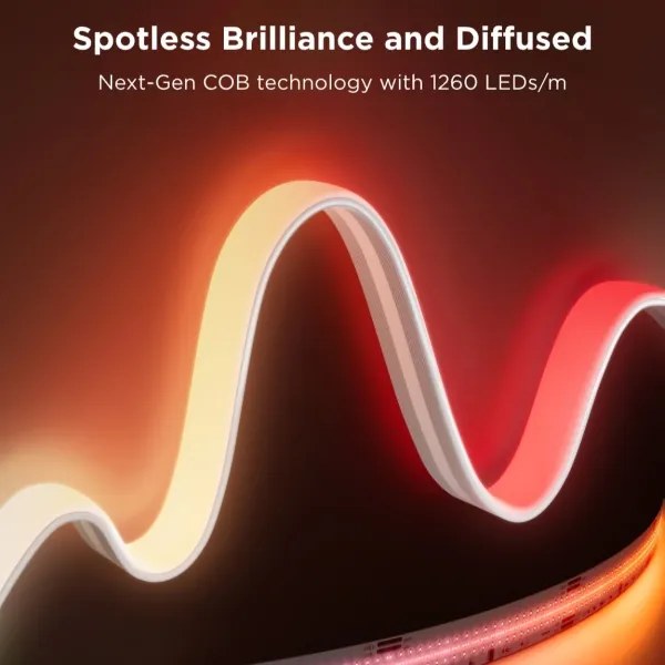 Govee - LED RGBICW Stmievateľný pásik COB 3780 diód 3m Wi-Fi Matter