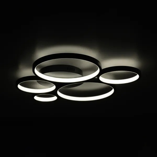 BRILAGI - LED stropné svietidlo ECHO LED/60W/230V 4000K 50x57 cm čierne