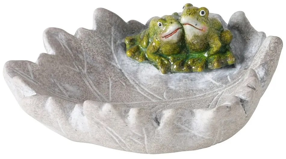 BOLTZE Napájadlo pre vtáky Dimona2, 10,4x21,3 cm, keramika, sivá