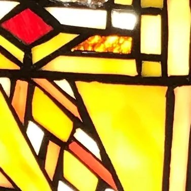 Vitráž tienidlo stolná lampa Ø25 ACRUX