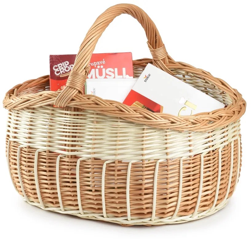 Nákupný košík Mercado IV.š. 40 x hl. 33 x v. 22 / 35(cm)