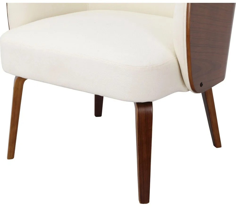 Biele kreslo Haruko - Støraa