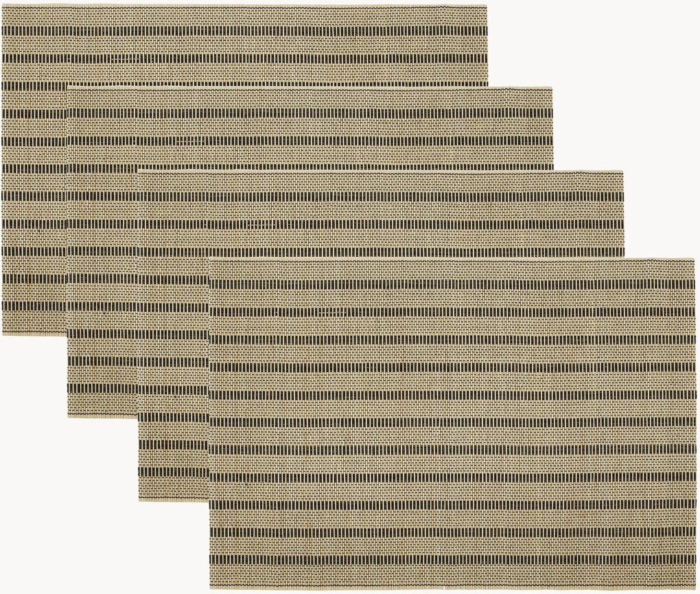 Ručne vyrobené stolové prestierania Fica, 4 ks