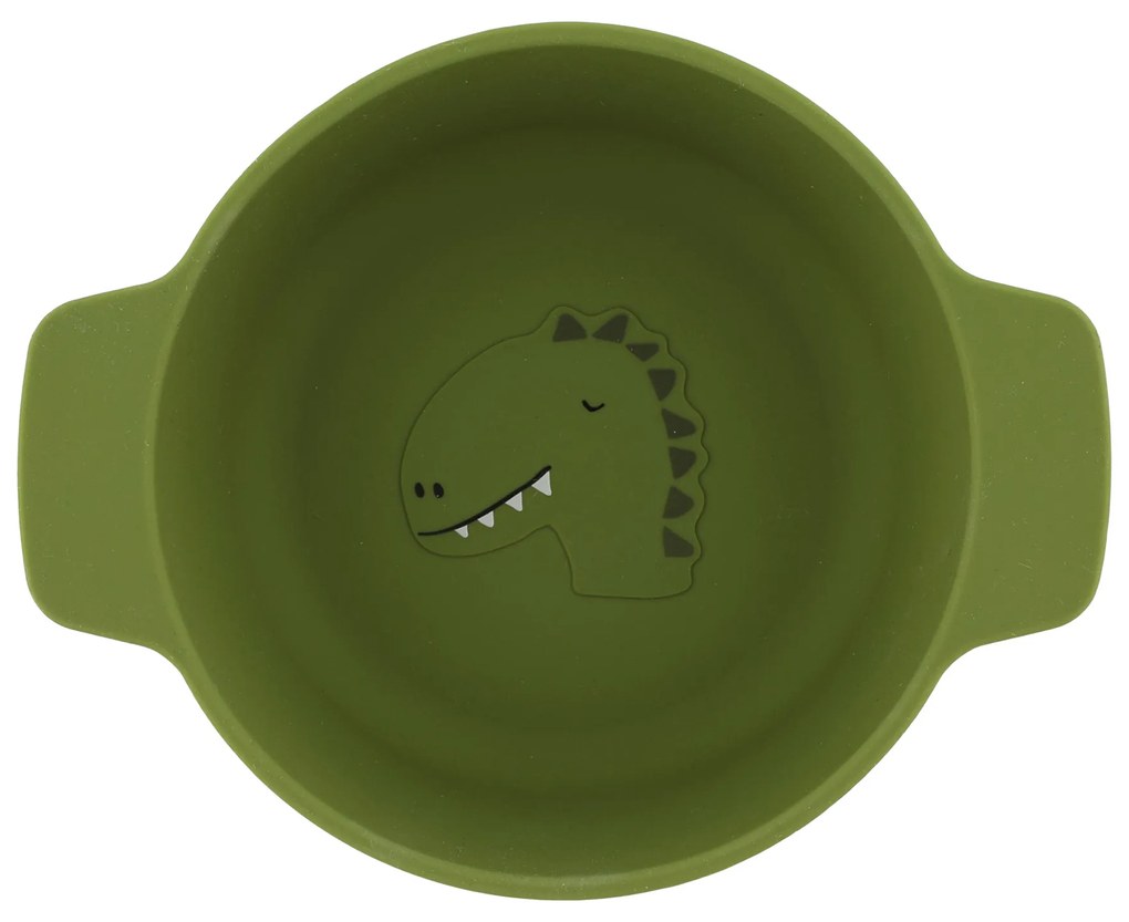 Detská silikónová miska Mr. Dino