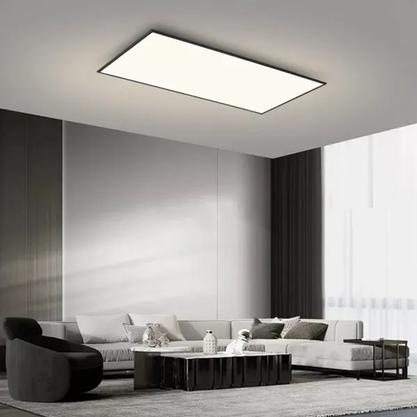 Brilagi - LED stmievateľné stropné svietidlo SLIMFRAME LED/80W/230V 120x60 cm čierne + DO