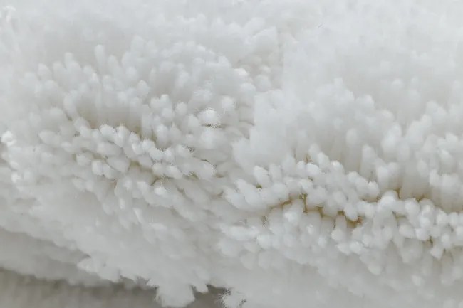 Kúpeľňový koberček SUPREME STONES kamienky, biely kruh