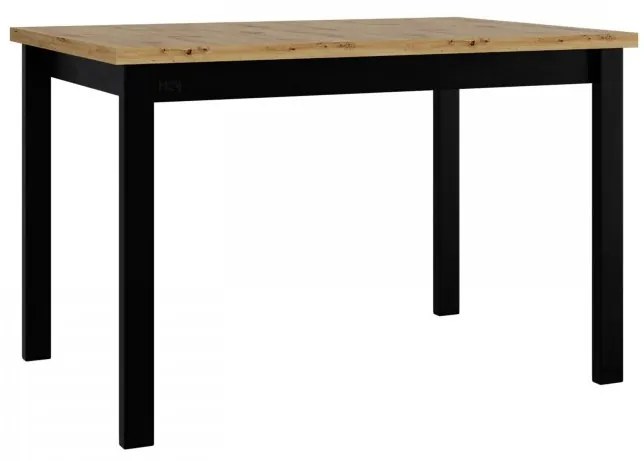 Moderný stôl Diesel 80 x 120 I S, Morenie: dub artisan L / čierna