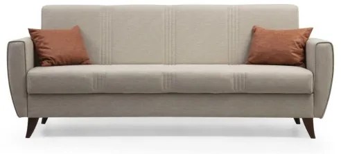 Trojmiestná rozkladacia pohovka KORFU béžová