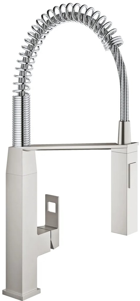 Drezová batéria Grohe Eurocube s otočným ramienkom supersteel 31395DC0