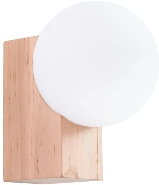 Sollux SL.1682 - Nástenné svietidlo BULBO 1xG9/8W/230V buk/biela