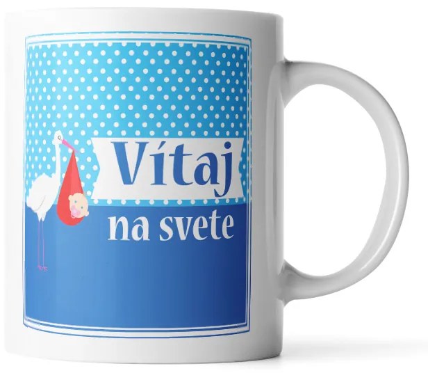 Sablio Hrnček Vitaj na svete - 890 ml - XXL
