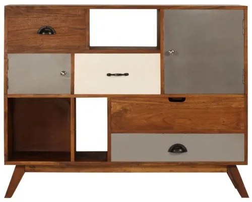 vidaXL Komoda z akáciového dreva 115x35x86 cm-