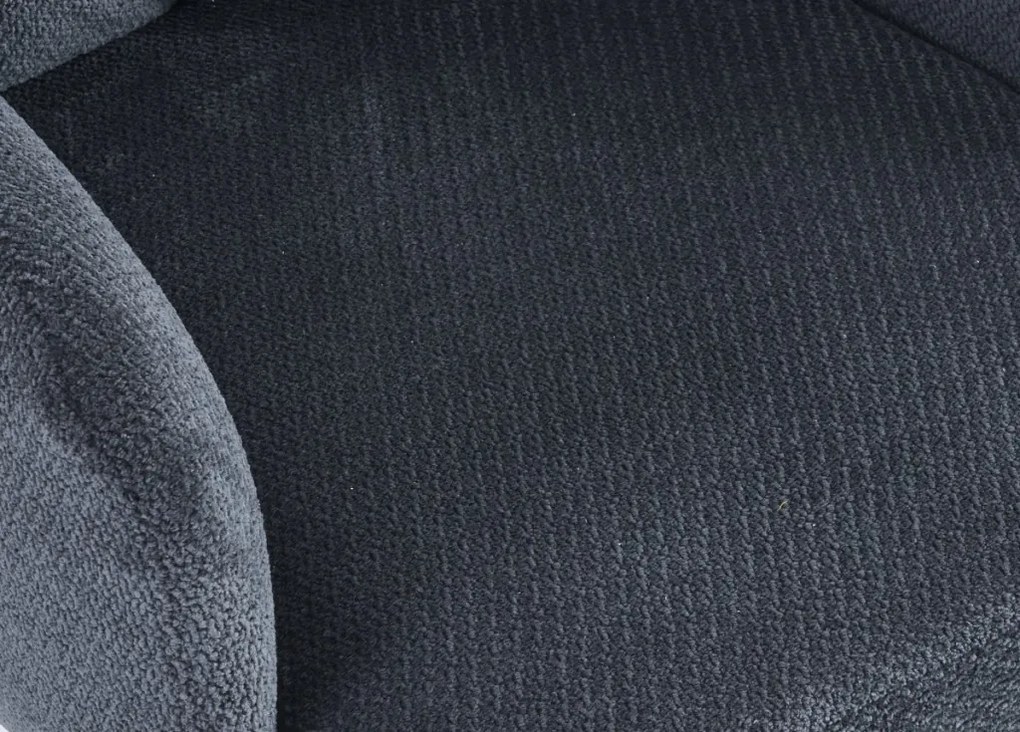 Jedálenská stolička Stephanie, tmavo šedá látka