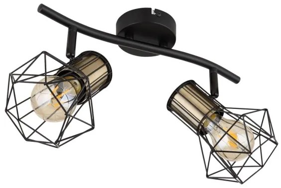 Globo 54017-2M - Bodové svietidlo PRISKA 2xE27/40W/230V