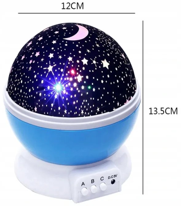 BERGE LED nočný projektor - viac variant