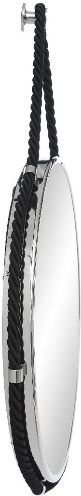 DUKA OKRÚHLE KYVADLOVÉ ZRKADLO 51 CM STRIEBORNÁ 30562