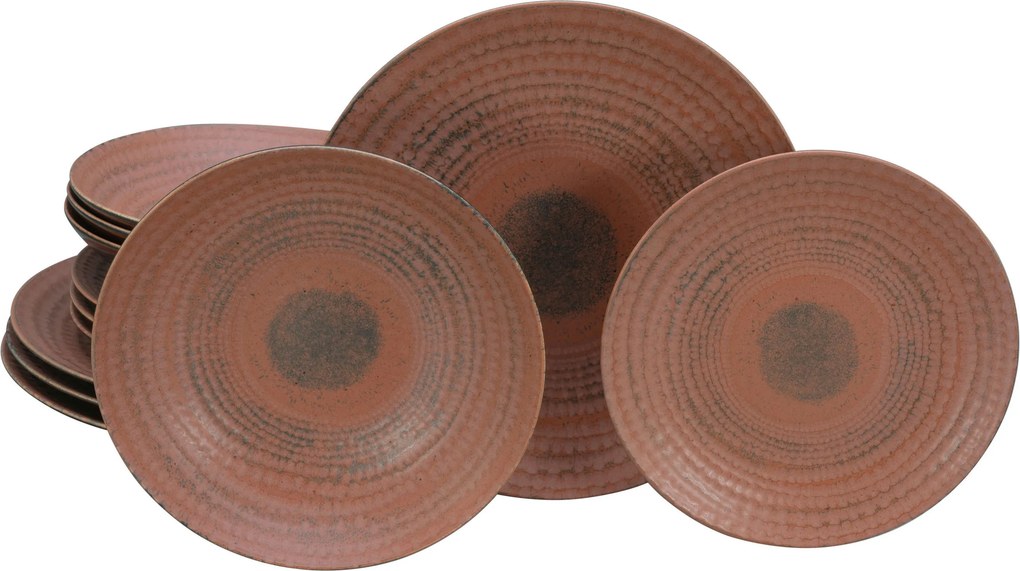 XXXLutz JEDÁLENSKÝ SERVIS Neapel Terra 12-dielne Creatable - Online Only bytové doplnky - 007768069306
