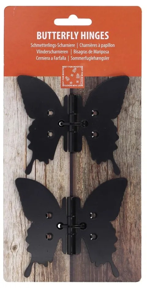 Kovové pánty na dvere 4 ks Butterfly – Esschert Design