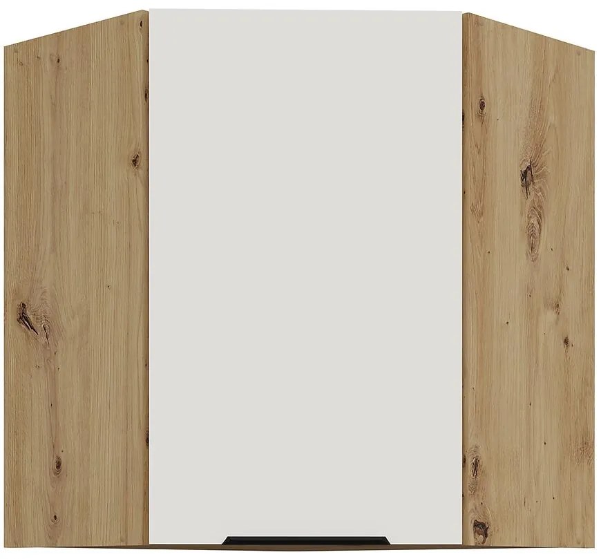 Kuchynská skrinka Aria-Wh/Ar Anti Fingerprint 60x60 Gn-72 1f (45°)