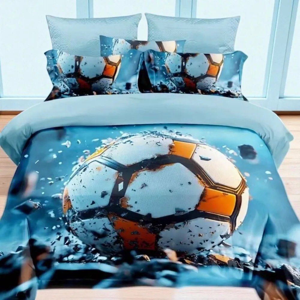 Obliečky PULLA BLUE 3-dielna sada 140x200 cm