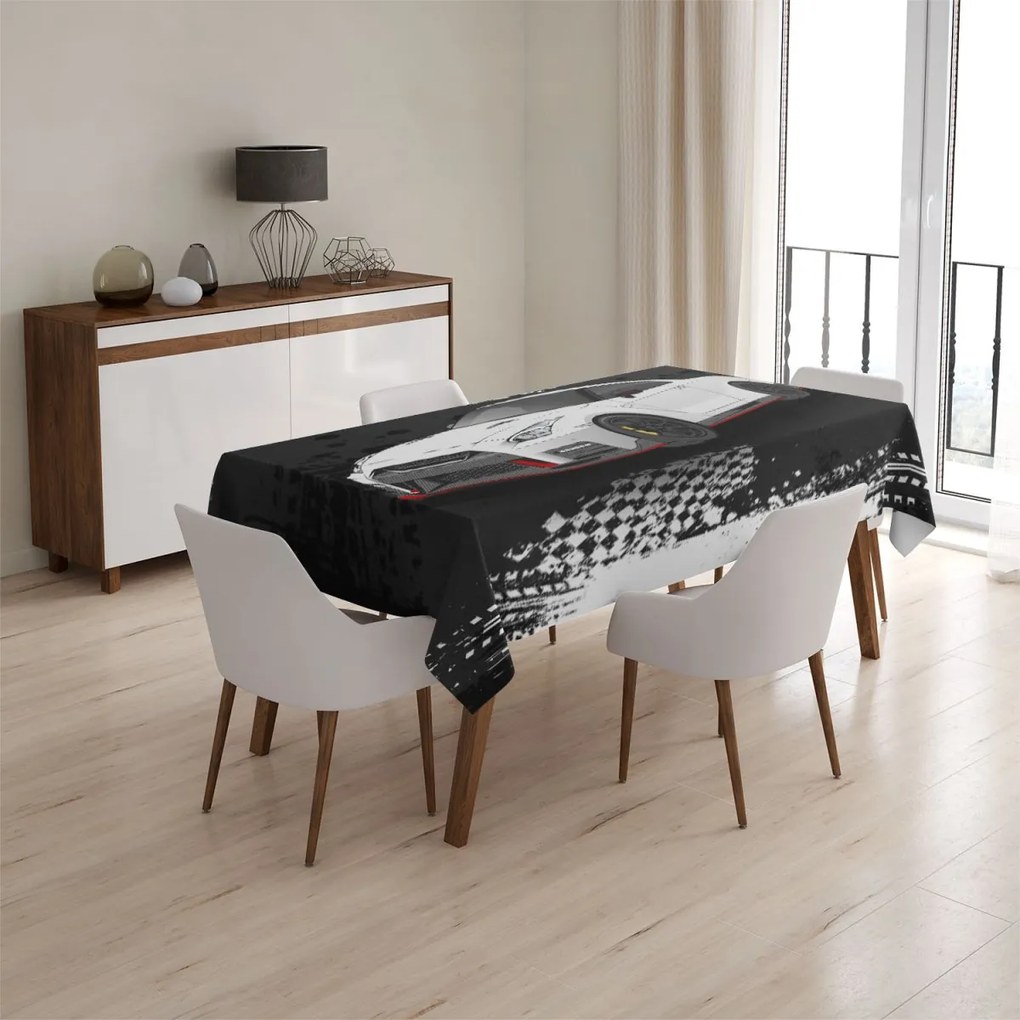 Sablio Obrus Nissan GTR 35 Čierny - 90x90 cm
