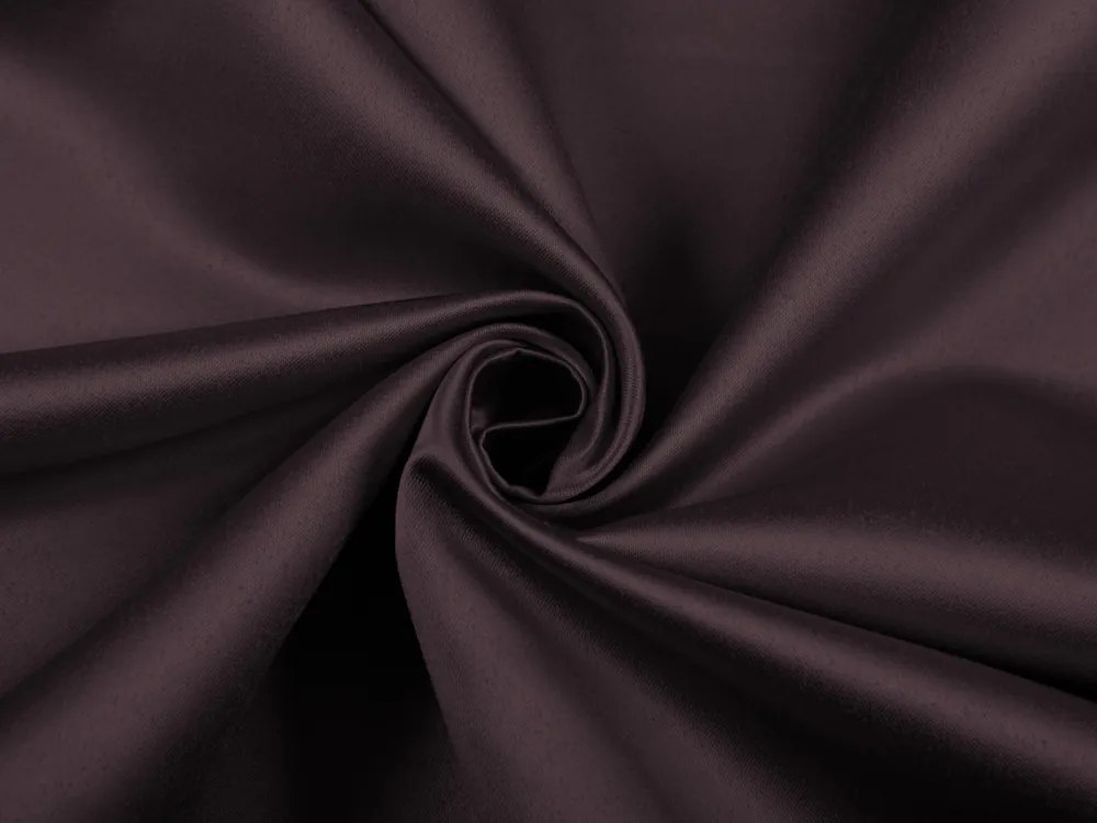 Biante Saténový oválny obrus polyesterový Satén LUX-019 Čokoládovo hnedý 140x180 cm