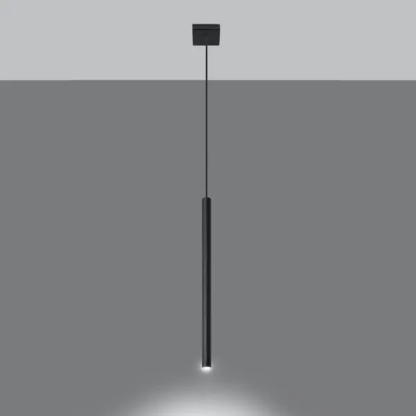 Sollux SL.0469 - Luster na lanku PASTELO 1 1xG9/8W/230V čierna