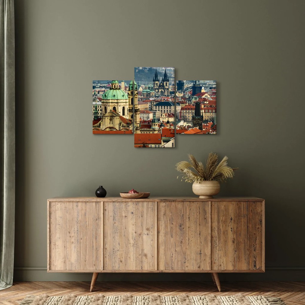Obraz - Panorama Prahy (90x60 cm)