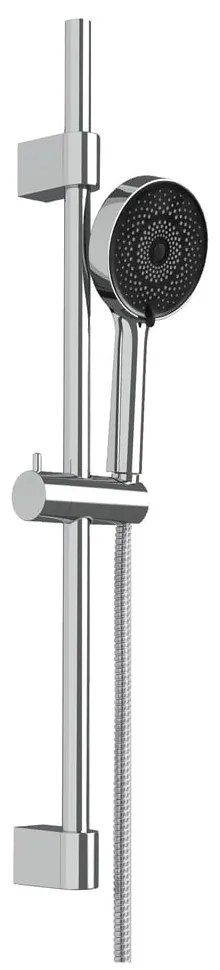 Sprchová súprava z nehrdzavejúcej ocele v striebornej farbe s ručnou sprchou/posuvný držiak 70 cm Softwater – Wenko